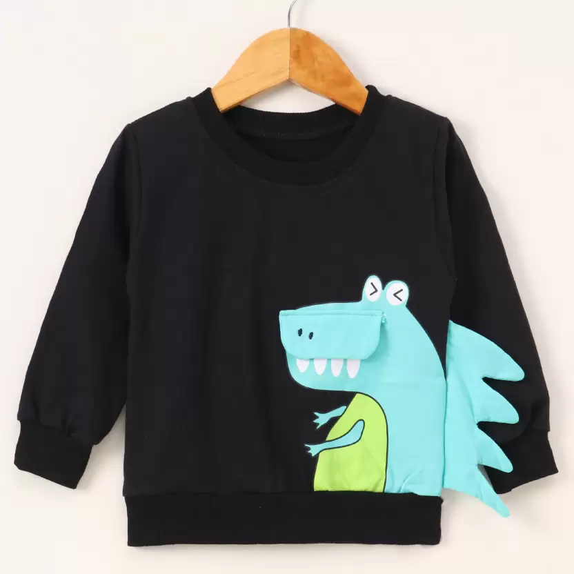 Boy's/Girl's Full Sleeve Round Neck Sweatshirt Dino Print - Image 11