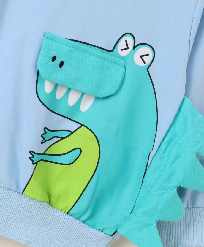 Boy's/Girl's Full Sleeve Round Neck Sweatshirt Dino Print - Image 14