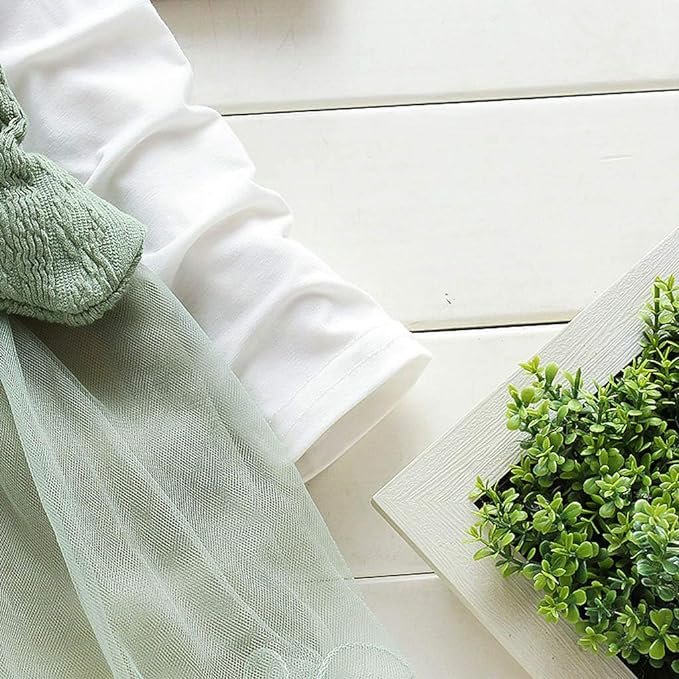 Girl's Korean Style Long Sleeve Round Frill Neck Embellished Frock - Image 9