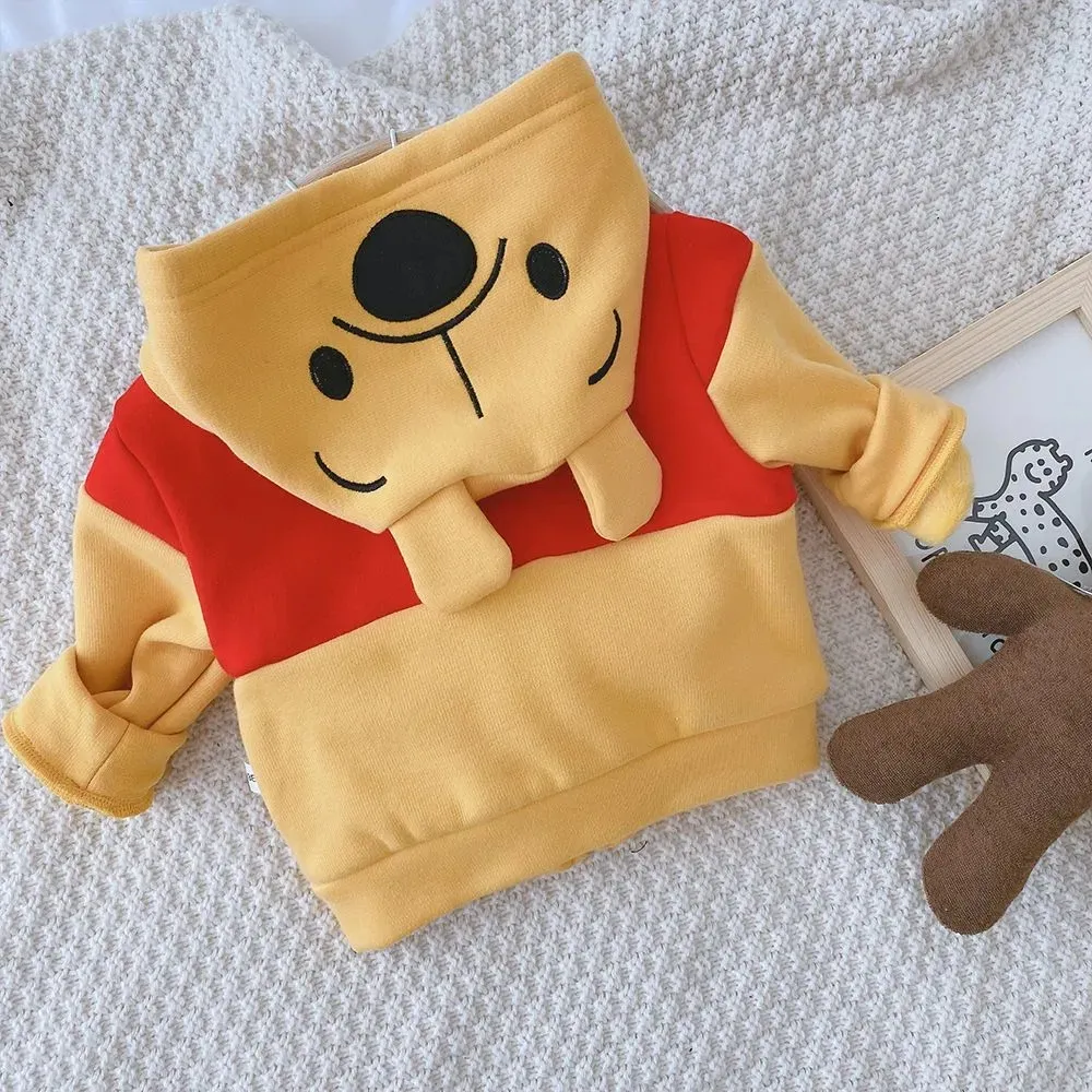 Girl's Korean Style Full Sleeves Cotton Knit Hoodie Sweatshirt - Image 8