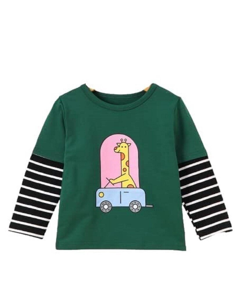 Boy's Full Sleeve Round Neck T-Shirt Graphic Print - Image 7