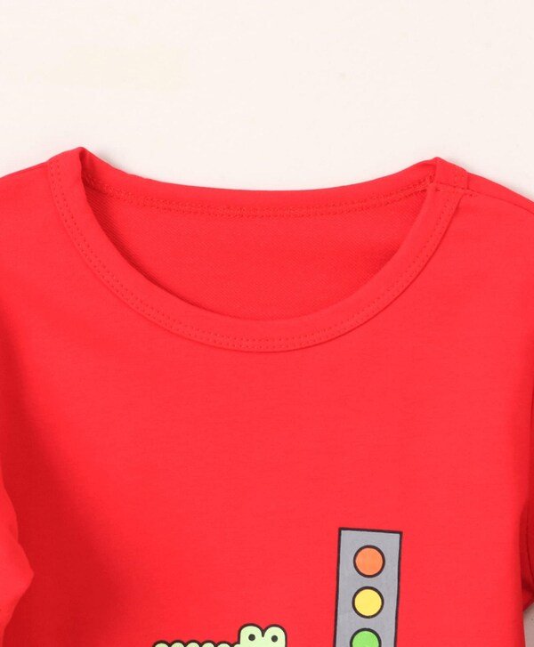 Boy's Full Sleeve Round Neck T-Shirt Graphic Print - Image 13